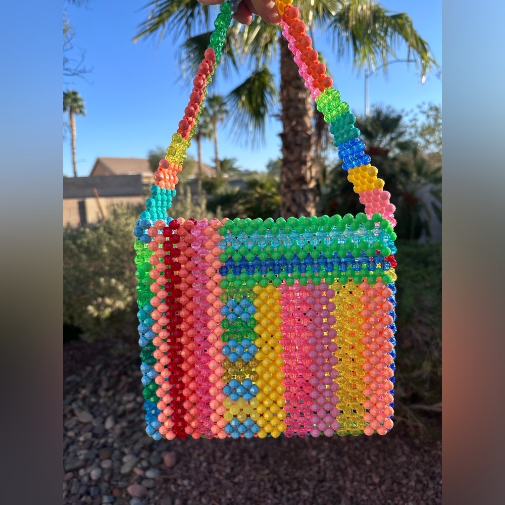 Susan Alexandra New York The Beautiful Bag - Multicolored Beaded Unique Style